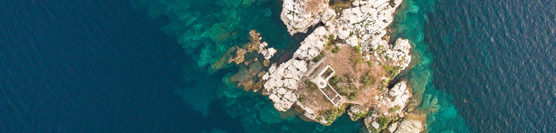 Aerial View of Kapareli Lighthouse