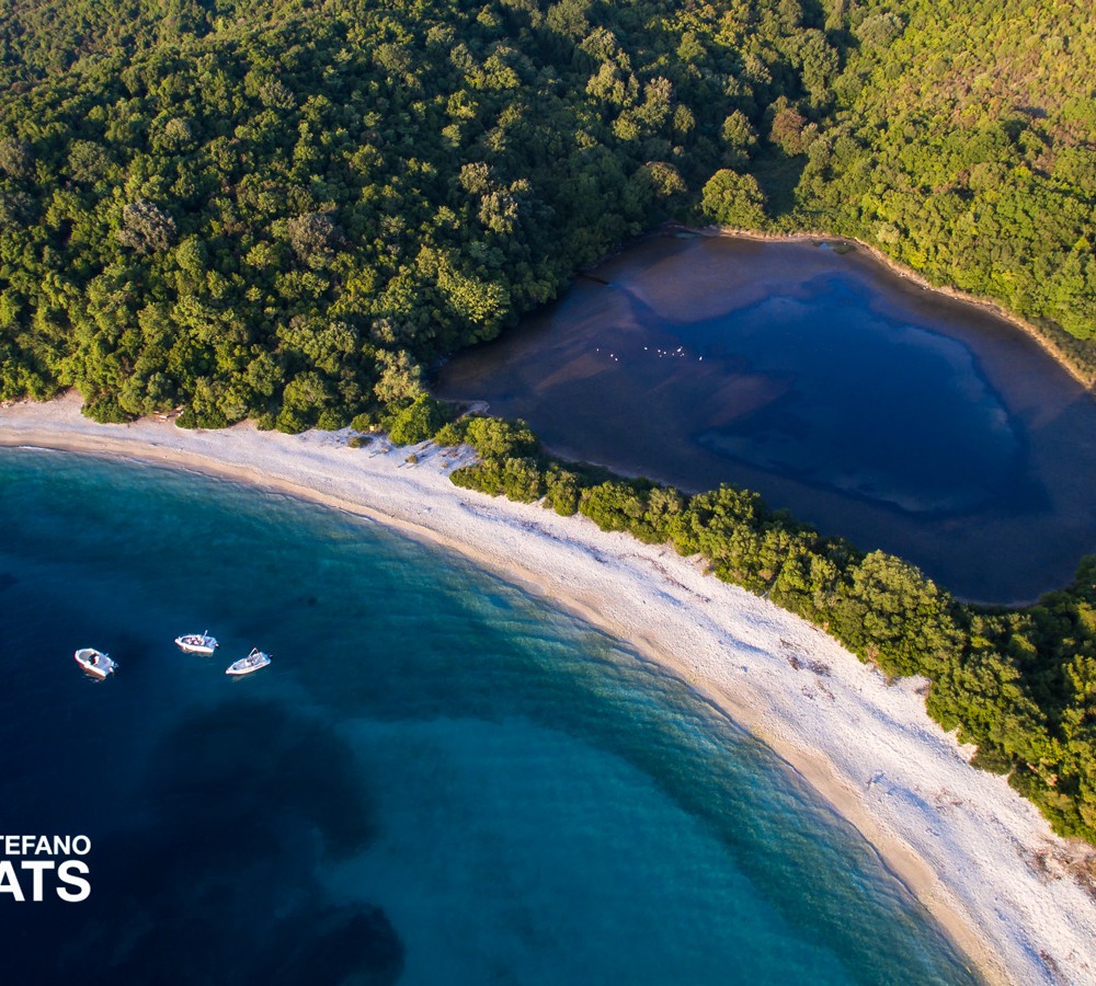 Akoli Beach - Erimitis Ecosystem - San Stefano Boats - Corfu Boat Hire