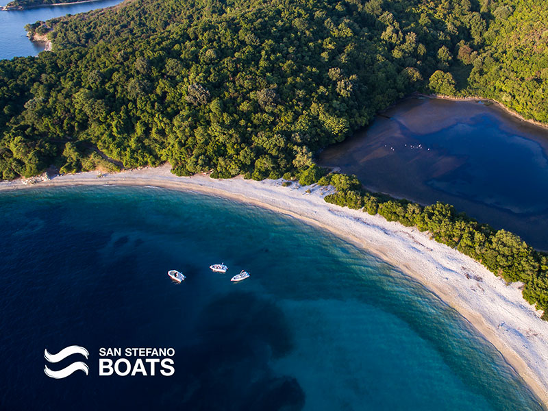 Akoli Beach - Erimitis Ecosystem - San Stefano Boats - Corfu Boat Hire