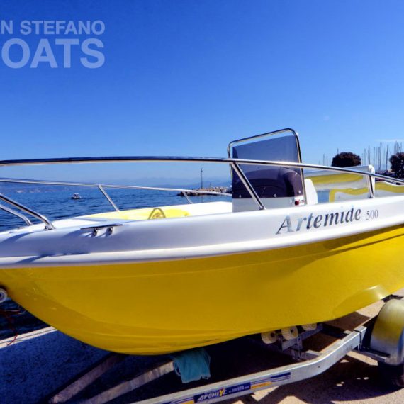 Sunshine 30 HP Deluxe 7 Pax - San Stefano Boats - Corfu Boat Hire